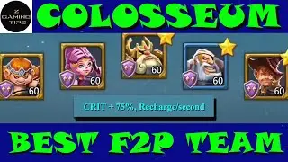Best F2P Colosseum Team - Tracker, Rose Knight, Soul Forger, Boommeister and Trickser