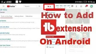 how to add tubebuddy extension in android