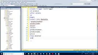 How to create a more complex trigger in SQL server manager