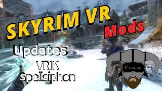 Skyrim VR Mod Updates: Improved arm animations in VRIK and new visuals and fixes in Spellsiphon!