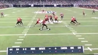 Robert griffin the 3rd jumps over a patriot player! Madden 17