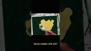 Rosenblüte malen in 40 Sekunden 🎨🌹 | Kreatives Kurzvideo #Shorts #tutorial #kunst #acrylmalen