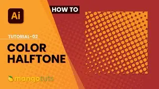 How to Create Color halftones step by step | Adobe Illustrator Tutoial