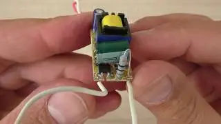 Светодиодный драйвер с АлиЭкспресс. Ремонт точечного светильника за 5 минут.