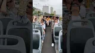 Quick Style on top of a bus!