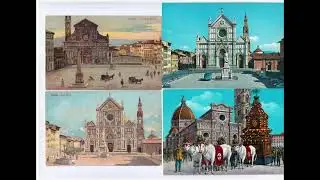 Postcards with city views Collection of postcards