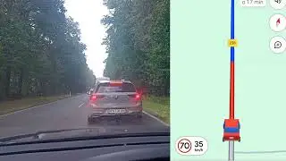 Navi pokazała, że był sobie wypadek za Bydgoszczą