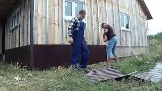 РАБОЧИЕ ВЛОЖИКИ/ ОТДЕЛКА ФУНДАМЕНТА ПРОФЛИСТОМ