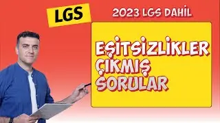8.sınıf Eşitsizlikler LGS'de Çıkmış Sorular 2023 dahil + PDF