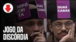 João fica pistola com Projota em jogo da discórdia; Lumena e Carla voltam a discutir