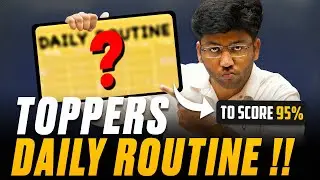 Toppers Daily Routine To Score 95% 🔥 | Class 10th | Shobhit Nirwan