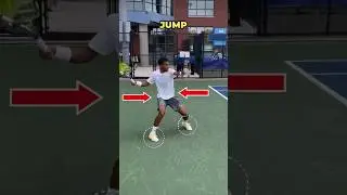 🛑 “DON’T JUMP ON YOUR FOREHAND” 🛑 Advanced Forehand Technique #shorts