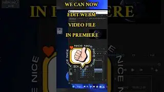 SOLVED👉Edit WebM video files in Adobe premiere👈✅ 