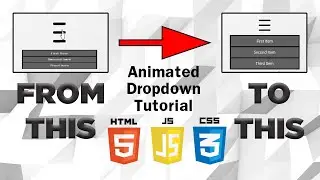 CSS – Animated Dropdown Tutorial (Collapse & Expand Animation)