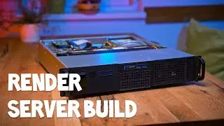 Wassergekühlter 2HE Transcode Server - Threadripper Render Server Build