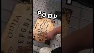 Ouija Board Under the Stall