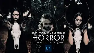 Horror Presets | Lightroom Mobile Free Presets Download DNG & XMP | Ghost Preset