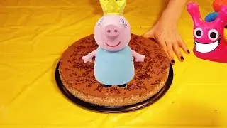 Свинка Пеппа торт для Мистера Улитки. Peppa Pig from Choco Balls