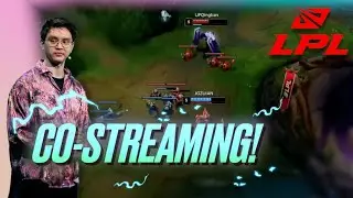 MY FIRST LPL CO-STREAM 🥂 | IG VS UP - ERAGON