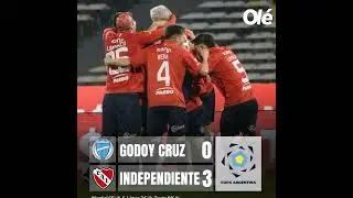 Godoy Cruz 0=3 Independiente/ Narración de Radio La Red Alejandro Calumite/ Cope Argentina 🏆