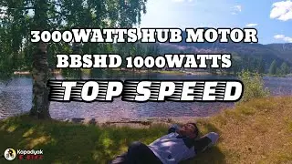 Top Speed ng BBSHD at 3000watts HUB MOTOR