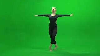 Green Screen Girl Dancing Stock Video | Royalty Free Stock Green Screen Video
