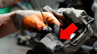 What to do if the caliper is jammed on the BMW X5 E53 caliper guides?