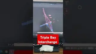 Corridor Modelling of Triple Bay Interchange at Red Sea Amala KSA | Top and Datum Surface Creation