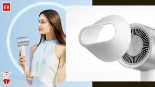 XIAOMI MIJIA Water Ion Hair Dryer H500 Anion Professional Hair Care 1800W Quick Dry.