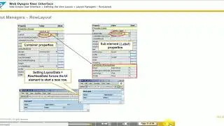 SAP ABAP Training Video Series || Web Dynpro User Interface  TAW 12 (Unit 22)