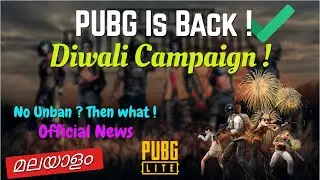 PUBG Launch Malayalam Updates | Diwali Campaign |Global Version | Microsoft  | Finally Unban