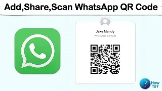 How to Use QR Code on WhatsApp - Add QR image from gallery