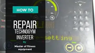 TechnoGYM treadmill inverter repairing.