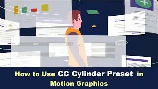 How to use CC Cylinder Preset in Motion Graphics for After Effects