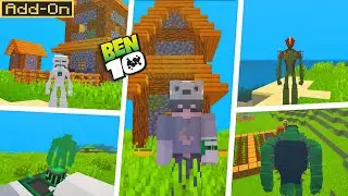 BEST BEN 10 ADDON FOR MINECRAFT BEDROCK |  MCPE 1.21+ 