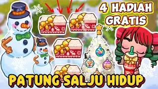 Cara Membuat Patung Salju Hidup & Unboxing Christmas Gift Gratis dari Avatar World | Pazu