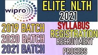 Wipro NLTH registration 2021 | Wipro Elite 2021 | Wipro NLTH | Wipro recruitment 2021 | #WiproElite