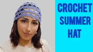 super easy crochet lace hat pattern 😍 crochet summer hat