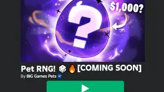 🔴Pet RNG! COMING SOON