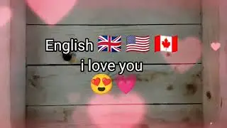 ASMR I Love You in Different Languages 😍💗🌍 