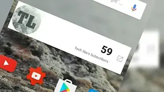 Live counter auf dem Handy Display