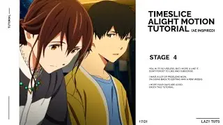 Timeslice Like AE | ALIGHT MOTION TUTORIAL [AE INSPIRED]
