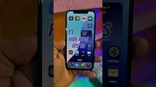 Hide apps in ios 18 features #shortsfeed #short #shorts