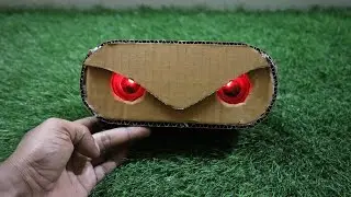 How to Make Bluetooth Speaker with Mic using Cardboard #youtube