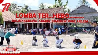 Dokumentasi Lomba Balap Karung Sambil Jongkok Pake Helem  || 17 Agustus 2022