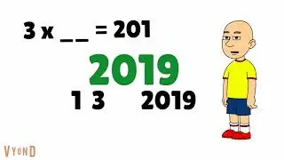 Factors of 2019 (Caillou)