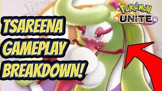 Pokemon UNITE Tsareena GAMEPLAY and RELEASE INFO!