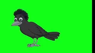 kalu stand & listening animation || free green screen || no copyright greenscreen bd