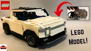 LEGO Electric Rivian R1T Truck (and it's MOTORIZED!)
