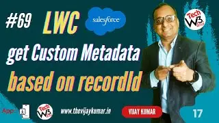 69 - How to get custom metadata record based on recordId without apex in LWC | 